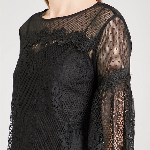 Maje lace mini dress - Picture 4 of 5